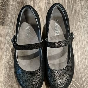 Alegria Flair Pewter Florette Shoes